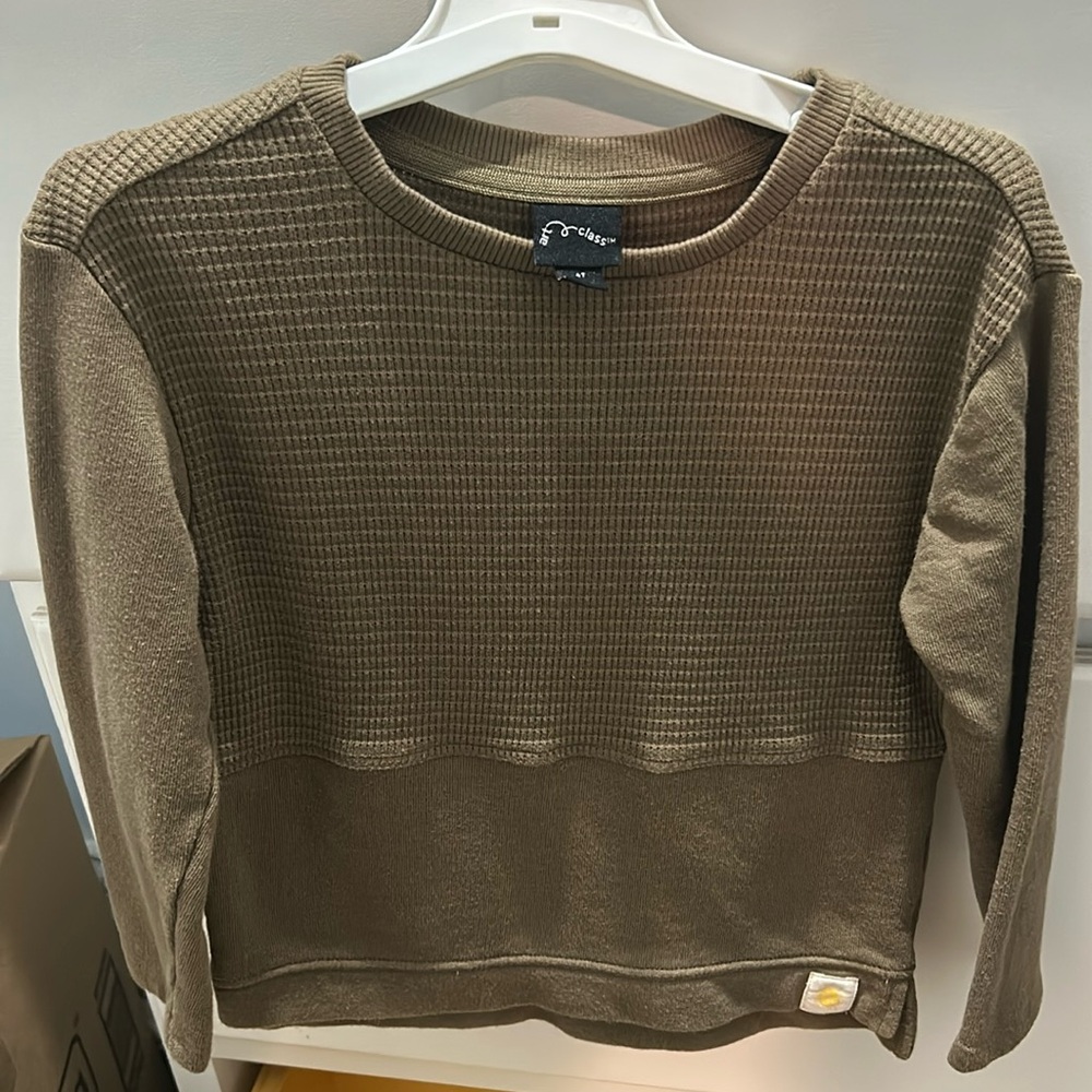 Art Class brown long sleeve shirt 4T